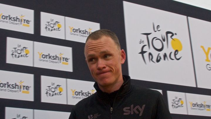 &nbsp; (Ambitieux au départ du Yorkshire, Christopher Froome abandonné © RF/BS)