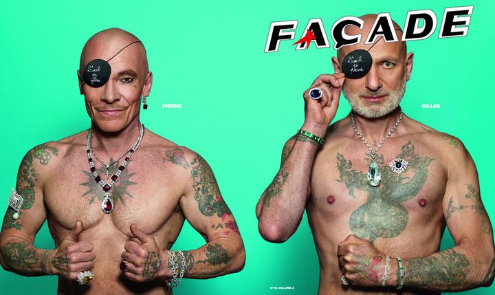 Façade 16 : 2017, Pierre&amp;Gilles Volume A&amp;B
 (Jean-Baptiste Mondino ©Façade Magazine/Alain Benoist )