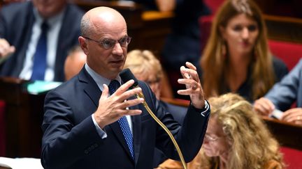 Le ministre de l'Education nationale Jean-Michel Blanquer, le 10 septembre 2019 à l'Assemblée nationale. (ERIC FEFERBERG / AFP)