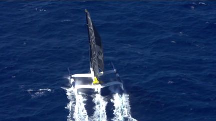 Route du Rhum : les ultimes heures de course (Capture d'écran franceinfo)