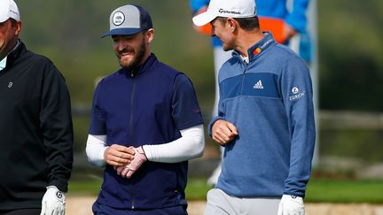 Justin Timberlake a longtemps parlé de ce coup avec son acolyte, Justin Rose. (JONATHAN FERREY / GETTY IMAGES NORTH AMERICA)