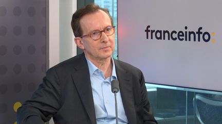 Vincent de la Vaissière, fondateur de VcomC, invité éco sur franceinfo, le 18 avril 2023. (FRANCEINFO / RADIO FRANCE)