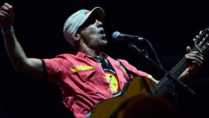 Manu Chao en août 2016 à Budapest
 (ATTILA KISBENEDEK / AFP)