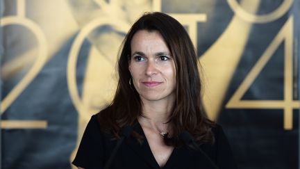 Aur&eacute;lie Filippetti au festival de Cannes, le 17 mai 2014.&nbsp; (BERTRAND LANGLOIS / AFP)