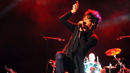 Nicola Sirkis d&#039;Indochine au Grand-Quevilly (Seine-Maritime) en octobre 2009
 (Robert François / AFP)