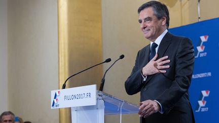 François Fillon, vainqueur de la primaire de la droite, le 27 novembre 2016 à Paris. (?CEDRIC BUFKENS/WOSTOK PRESS / MAXPPP)