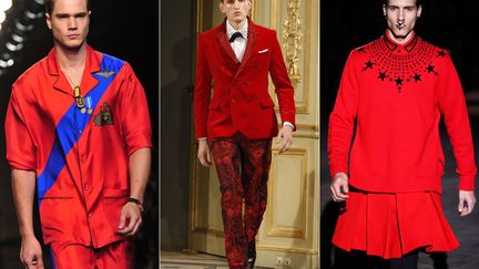 L&eacute;g&egrave;rement frapp&eacute; un soup&ccedil;on de motifs comme chez Versace, Alexis Mabille ou encore Givenchy. (AFP / SIPA)