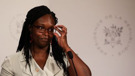 Sibeth Ndiaye, porte-parole du gouvernement le 28 août 2019. (LUDOVIC MARIN / AFP)