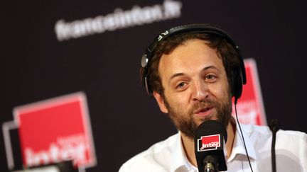 François-Régis Gaudry, le 12 juin 2015, pendant une émission sur France Inter. (PHOTOPQR/L'EST REPUBLICAIN/MAXPPP)