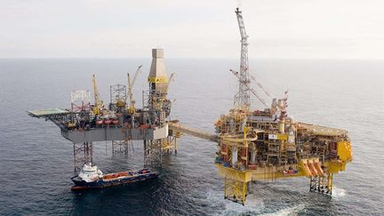 La plateforme Total du gisement d'Elgin, en mer du Nord.&nbsp; (TOTAL E&P UK LTD /SIPA )