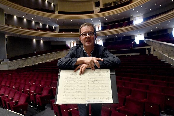 René Martin, directeur artistique de la Folle Journée de Nantes, ici en 2020.&nbsp;&nbsp; (MARC ROGER)