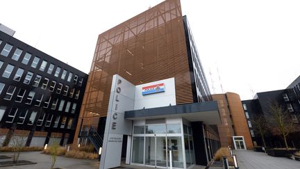 A police station in Luxembourg, January 22, 2018. (HARALD TITTEL / DPA / AFP)