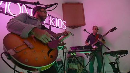 No Money Kids dans leur studio d'Argenteuil
 (France 3 / Culturebox)