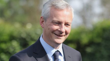 Bruno Le Maire, le ministre de l'Économie, le 17 mai 2018 à&nbsp;Bézéril (Gers). (MAXPPP)