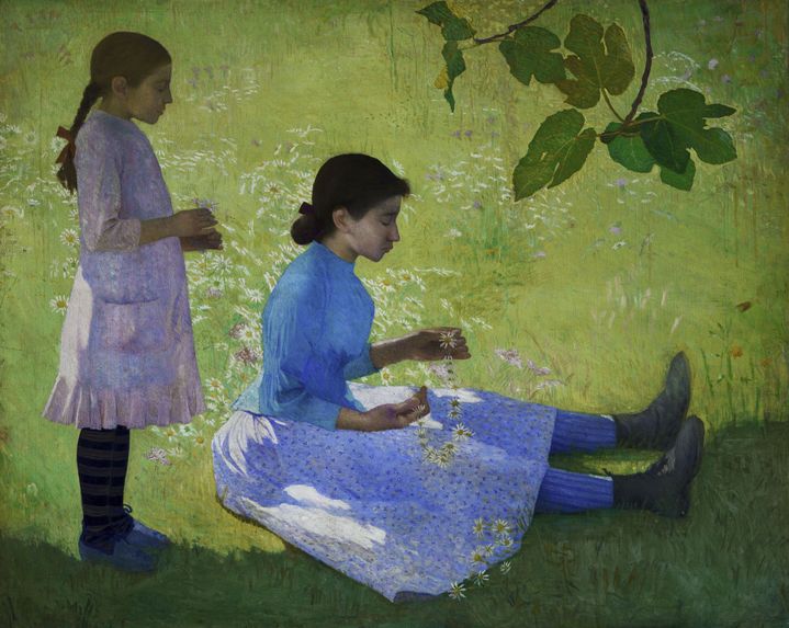 Aristide Maillol, La Couronne de fleurs, 1889, Tokyo, musée national d’Art occidental&nbsp; (Photo © akg-images / Erich Lessing)