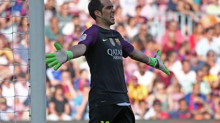 Claudio Bravo n'est plus Barcelonais. (JOAN VALLS / NURPHOTO)