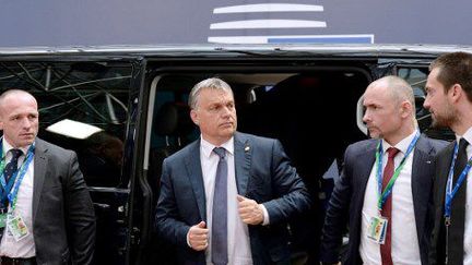 Viktor Orban au sommet de l'UE à Bruxelles, le 28 juin 2016. (THIERRY CHARLIER / AFP)