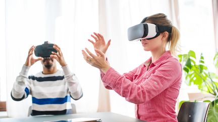 La réalité virtuelle, ce n'est pas que du jeu, c'est aussi beaucoup d'immersion.&nbsp; (Luis Alvarez / Getty Images)