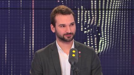 Ugo Bernalicis, député LFI du Nord, le 23 janvier 2019 sur franceinfo. (FRANCEINFO / RADIOFRANCE)