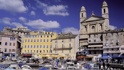 La marina de Bastia, en Haute-Corse. (H. CURTIS / BIOSPHOTO / AFP)