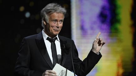 Franck Dubosc, le 24 février 2017, à la salle Pleyel, à Paris. (BERTRAND GUAY / AFP)