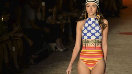 Salinas pap été 2016 à la São Paulo Fashion week, avril 2015
 (NELSON ALMEIDA / AFP)