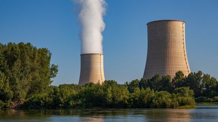 La centrale nucléaire de Golfech (Tarn-et-Garonne), le 21 juillet 2022. (JEAN-MARC BARRERE / HANS LUCAS / AFP)