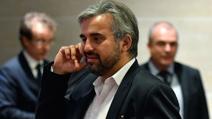 Le député de&nbsp;La France insoumise, Alexis Corbière, à son arrivée au Palais Bourbon, lundi 23 juillet 2018, avant l'audition du ministre de l'intérieur, Gérard Collomb. (GERARD JULIEN / AFP)