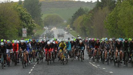 Les coureurs en peloton