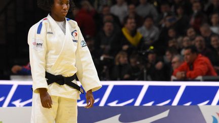 La française Marie-Ève Gahié, numéro 1 mondiale des -70 kg, a été battue dès son premier combat aux Championnats d'Europe, samedi 17 avril.  (YOANN CAMBEFORT / YOANN CAMBEFORT)