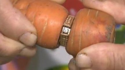 Une bague de fiancailles retrouvée 13 ans après autour d'uen carrotte