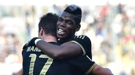 Paul Pogba a inscrit le 3e but turinois  (GIUSEPPE CACACE / AFP)