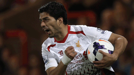 L'attaquant de Liverpool Luis Suarez