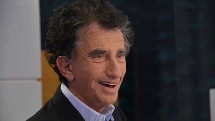 Jack Lang, ancien ministre de la Culture, de l'Education nationale, invité de franceinfo le 16 février 2018. (JEAN-CHRISTOPHE BOURDILLAT / RADIO FRANCE)