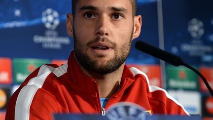 Le milieu de terrain de l'Atletico, Mario Suarez (EVRIM AYDIN / ANADOLU AGENCY)