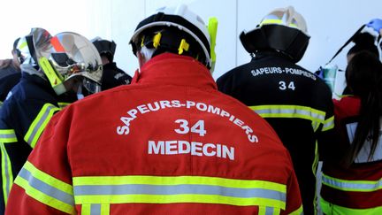 Les pompiers de l'Hérault, la SDIS 34 (2017). (VINCENT PEREIRA / MAXPPP)