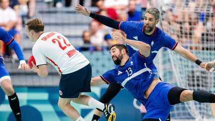 Nikola et Luka Karabatic contre la Norvège lors du tournoi olympique, le 29 juillet 2024. (SIPA)