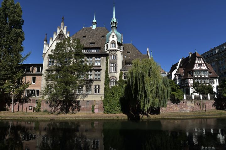 Le quartier allemand&nbsp;Neustadt à Strasbourg (Bas-Rhin), classé au patrimoine mondial de l'Unesco le 9 juillet 2017. (PATRICK HERTZOG / AFP)