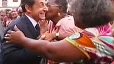 Nicolas Sarkozy en visite en Guyane (France 3)