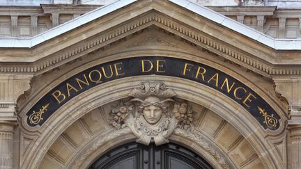 Le siège de la Banque de France, dans le 1er arrondissement à Paris, le 20 décembre 2020.&nbsp; (MANUEL COHEN / AFP)