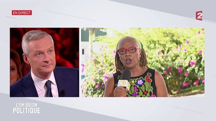 "L'Emission politique" : vive passe d'armes entre Bruno Le Maire et Ghislaine Joachim-Arnaud