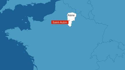 La ville de Saint-Aubin est située dans l'Aisne. (FRANCEINFO / RADIOFRANCE)