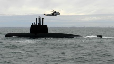 Le sous-marin argentin "Ara San Juan", près de Buenos Aires, en 2013. (AP / SIPA)