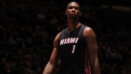 Chris Bosh ne rejouera plus de la saison (BART YOUNG / NBAE / GETTY IMAGES)