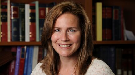 La magistrate&nbsp;Amy Coney Barrett, le 19 septembre 2020, à l’université Notre-Dame-du-Lac,&nbsp;à South Bend en Indiana. (REUTERS)