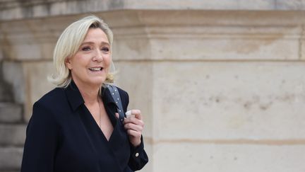 Marine Le Pen arrivant à l'Assemblée nationale, le 10 juillet 2024. (LP/OLIVIER LEJEUNE / MAXPPP)