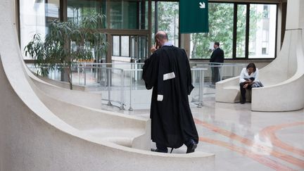 Salle des pas perdus du Tribunal de justice de Créteil (Val-de-Marne), le 7 septembre 2017. Image d'illustration.&nbsp; (MAXPPP)