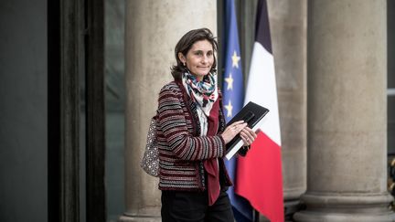 La ministre des Sports Amélie Oudéa-Castera, à la sortie du conseil des ministres, le 26 septembre 2022, au Palais de l'Elysée, à Paris. (ARTHUR NICHOLAS ORCHARD / AFP)