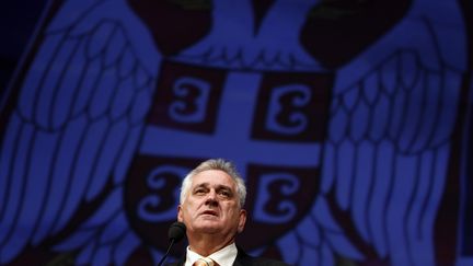 Tomislav Nikolic le 15 mai 2012 &agrave; Belgrade. (MARKO DJURICA / REUTERS)