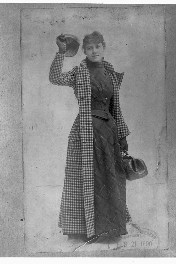 Nellie Bly, avant d'effectuer son tour du monde, en 1889. (LIBRARY OF CONGRESS / CORBIS HISTORICAL)